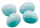 Huevos pequeños azul , verde o blanco falso ART 010/C 2GR