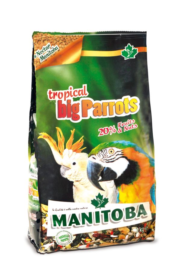 Mixtura Profesional Tropical Big Parrots ( Loros Grandes Tropicales) 2 Kilos MANITOBA