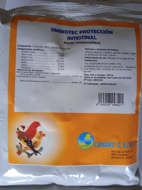 Simbiotec Protección Intestinal CANARIZ2