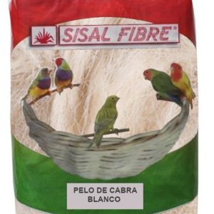 Pelo de Cabra Blanco Desinfectado y esterilizado SISAL FIBRE